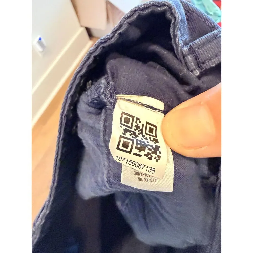 Bonobos Chinos Slim 31W by 30L Navy Micro Courd